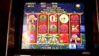 5 Dragons slot machine bonus win at Parx Casino [upl. by Enitsenre]