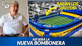 💣 BOMBA LADAGA TE CUENTA CÓMO SERÁ LA NUEVA BOMBONERA  Ladaga Reacción Nueva cancha de Boca [upl. by Susumu]