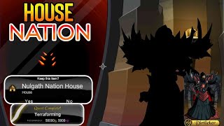 AQW Como obter a Nulgath Nation House a casa do Nulgath [upl. by Ayrb]