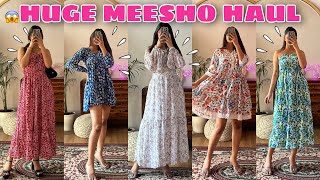 Trendy MEESHO Dresses Haul💕Starting at Rs248  Try On Haul  Rupal Yadav meesho [upl. by Gallagher649]