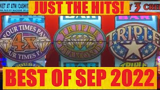 JACKPOT HANDPAY BIG WINS JUST THE HITS BEST SLOT WINS OF SEPTEMBER 2022 SLOT PLAY HIGH LIMIT [upl. by Aggappe]