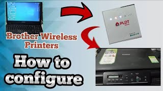 Brother DCPT500W wireless printer  How to configurewireless printing thru wifi modemwifi router [upl. by Lenej]