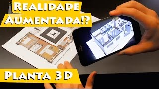 Realidade Aumentada  Planta 3D  Arquitetura  Tecnologia [upl. by Stout]