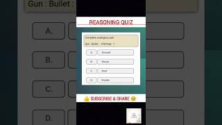 Reasoning Short TricksSSC GD REASONING quiz exam sscgd cgl reasoning rrb chsl ssc allexam [upl. by Eiramyma]