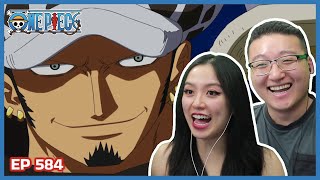 TRAFALGAR LAW THE NEW WARLORD 🔥🔥  One Piece Episode 584 Couples Reaction amp Discussion [upl. by Goldshell175]