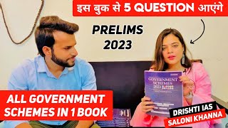 Saloni Khanna Mam Government Schemes Book Review🔥 Government Schemes for UPSC 2023 [upl. by Neerbas]