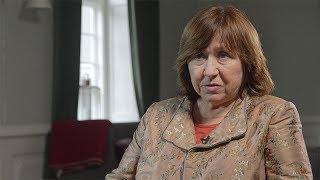 Svetlana Alexievich Interview A Human is a Scary Creature [upl. by Leverett327]