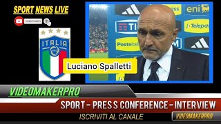 Spalletti postmatch ItaliaIsraele 41 interview  Nations League [upl. by Osei]