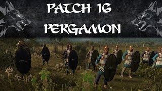 The Power of PICKED PELTASTS  Pergamon vs Rome  Total War Rome 2 Patch 16 Online Battle [upl. by Drahsar]