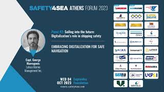 SAFETY4SEA Athens 2023 Capt George Mavrogenis Latsco Marine Management Embracing Digitalization [upl. by Rector38]