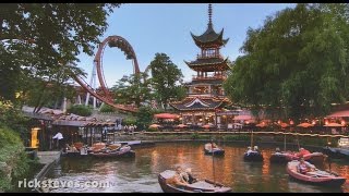 Copenhagen Denmark Tivoli Gardens  Rick Steves’ Europe Travel Guide  Travel Bite [upl. by Ayatnohs]