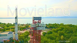 Movieland  The Hollywood Park  Lake Garda  Italy  Drone from above [upl. by Agostino]