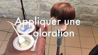 Coloration cheveux les bases de lapplication [upl. by Joshi]