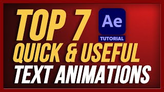 The BEST Text Animations in After Effects  Tutorial [upl. by Esened878]