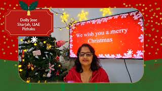 Christmas Message 2023 Dolly Jose Sharjah UAE Day 16 [upl. by Nevi]