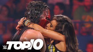 Unexpected kisses WWE Top 10 Feb 13 2023 [upl. by Yrahca]