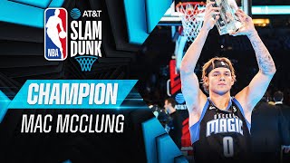 EVERY Mac McClung Dunk in the 2024 ATTSlamDunk Contest  2024 NBAAllStar [upl. by Llevol]