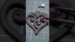 3D Printed Copper Electroformed Pendant for Valentines Day [upl. by Cointon635]