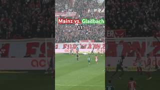 Mainz05 vs Gladbach 11 borussiamonchengladbach gladbach goal mainz05 bundesliga fsv mainz [upl. by Hras]