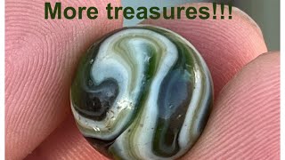 Marble dump treasures marbles dumpdigging hobby fun bottledigging [upl. by Kay]