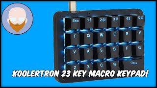 Very Handy Tool  Koolertron 23 Key Macro Mechanical Keyboard Review [upl. by Reisfield578]