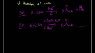 Nitrile Reactions  ORGANIC CHEMISTRY Klein Chapter 2113 [upl. by Hola]