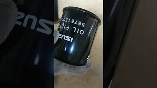 Isuzu DMax Engine Oil Change [upl. by Hanway]