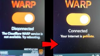 How to fix quotThe Cloudfare WARP service is not available Try rebootingquot  1111cloudfare warp vpn [upl. by Ahsercal]