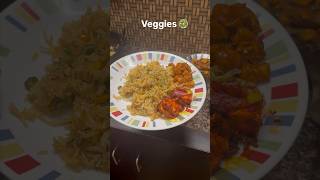 Veggies part2food cooking mushroom panner friedrice veggies [upl. by Shornick]