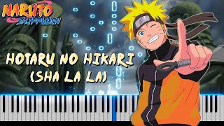 Naruto Shippuden Opening 5  quotHotaru no Hikariquot  Shalala  Piano Cover FREE MIDI [upl. by Annaiviv269]