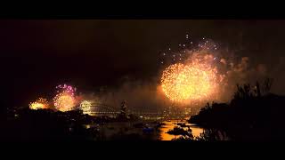 Ringing in 2024 Sydney NYE fireworks [upl. by Meihar]