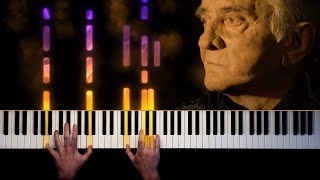 Johnny Cash  Hurt  Piano Cover  Sheet Music [upl. by Enywad676]