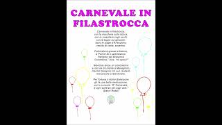 CARNEVALE IN FILASTROCCA G Rodari [upl. by Barton]