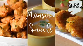 Monsoon Snacks Compilation  Monsoon Snacks Indian Recipes  Monsoon Special Pakora Recipe [upl. by Rodolph]