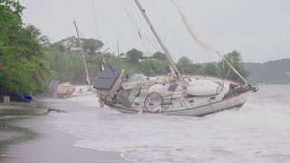 Hurricane Beryl devastates Grenada [upl. by Tenaj]