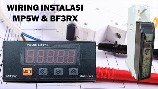 Digital tachometer MP5W4N amp Fiber optic sensor BF3RX [upl. by Peck]