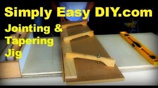 Table Saw Jointer and Tapering Jig [upl. by Farrell]