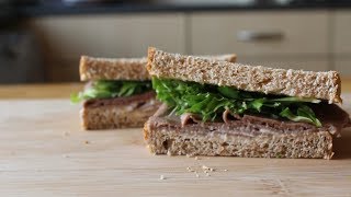 Beef amp Creamed Horseradish Sandwich Recipe [upl. by Bonar]