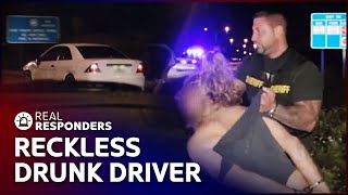 High Speed Police Chase After Reckless Drunk Driver  Cops  Real Responders [upl. by Tcideneb]