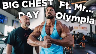 Chest Day with COACH ft dereklunsford hanyrambodFST7 [upl. by Nnylrats]