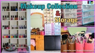 My Updated Makeup Collection Storage  SuperPrincessjo [upl. by Gnurt]