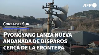 Corea del Norte lanza nueva andanada de disparos cerca de la frontera surcoreana  AFP [upl. by Eire]