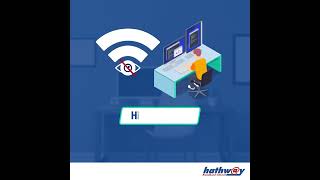 How to secure your broadband connection  Hathway Broadband [upl. by Nimra]