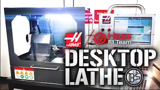 The New Haas Desktop Lathe  Haas Automation Inc [upl. by Coumas]