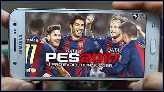 PES 2017 MOBILE  Como baixar e instalar o game [upl. by Ahsetra]