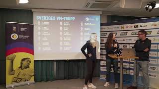 Presentation av Sveriges VMtrupp [upl. by Fairweather562]