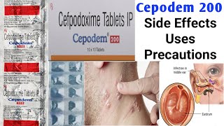 Cepodem 200 tablet uses in hindi । Side Effect  Precaution  Midicine Hub [upl. by Obidiah377]