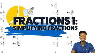 ASVAB Math  Fractions 1 Simplifying Fractions [upl. by Annaoy]