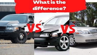 Ford Crown Victoria VS Mercury Grand Marquis VS Lincoln Town Car [upl. by Bonita29]