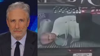 Lefties losing it Jon Stewart ridicules MSNBC ‘meltdown’ over Joe Biden decal [upl. by Mathre74]